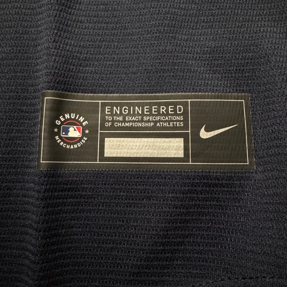 Cleveland Indians Navy Alternate Jersey by Nike - Picture 8 of 8